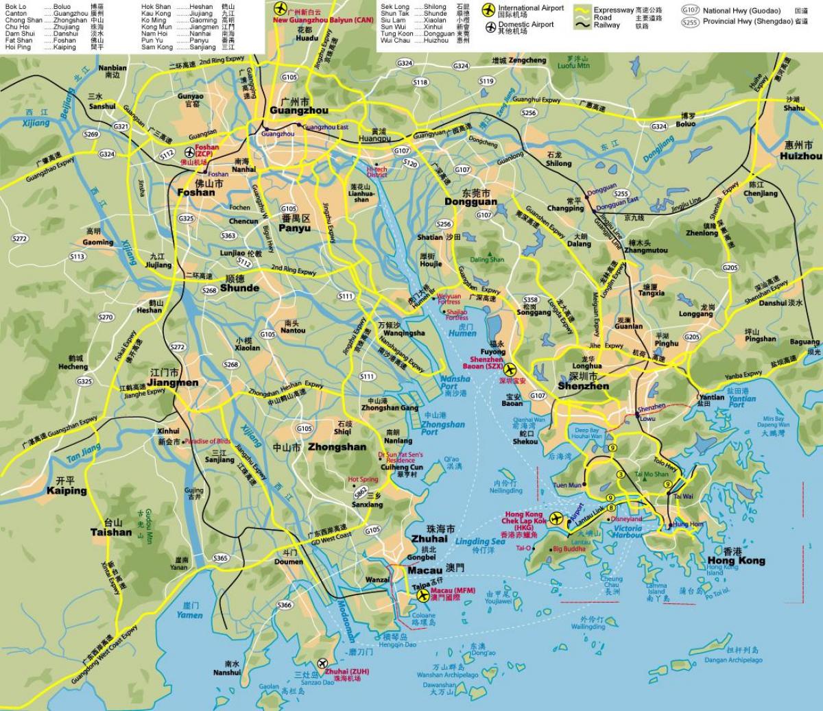 Дорожня карта Гонконгу