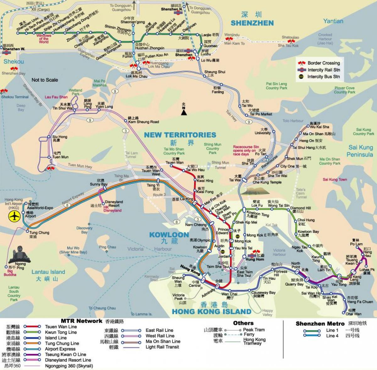 Карти метро Гонконгу