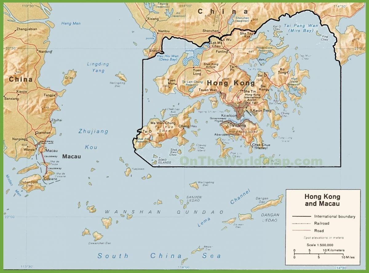 політична карта Гонконгу