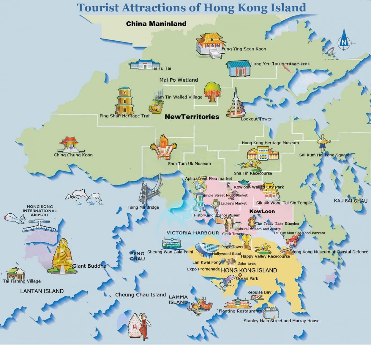 піке карті Гонконгу