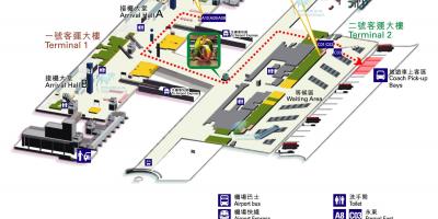 Аеропорт Гонконгу на карті