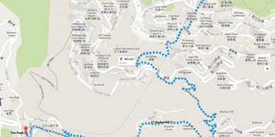 Гонконг пішохідні стежки Конг карті