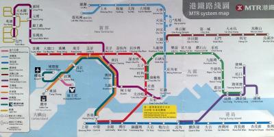КЧР карті Гонконгу