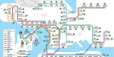 Громадські Гонконгу транспорту карті