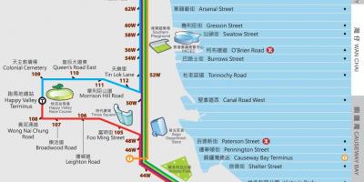 Гонконг Дінь Дінь карті трамвай