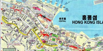 Карта сенвань в Гонконзі