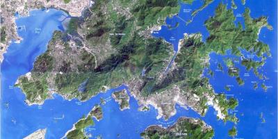 Супутникова карта Гонконгу